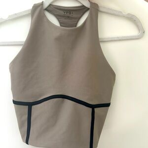 YPB Abercrombie XS corset workout bra top